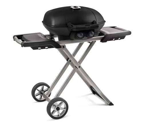 Napoleon TravelQ 285X Gasgrill, 50mbar - Grills, kompakter Gasgrill mit leistungsstarker 2-Brenner-Technologie, ideal für Camping und Gartenpartys.