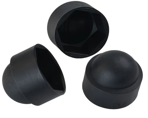 Walter Bethke GmbH & Co. KG Anhänger 100x Sechskant Schutzkappe M16 - Schlüsselweite 24mm – schwarz