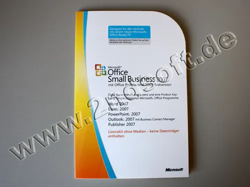 Office 2007  Basic/ SBE/ Small Business MLK V2, SKU: 9QA-01554, Word, Excel,…