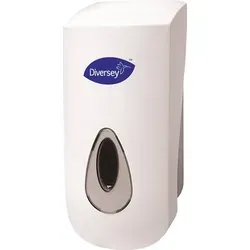 Soft Care Bulk Nachfüllspender - Abschließbarer Dosierspender mit 800 ml Füllvolumen - Seifenspender für Seife und Händedesinfektion, frei befüllbar und ideal für hygienische Anwendungen in öffentlichen Bereichen.