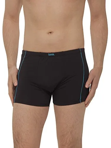 Frank Fields Herren Retro-Pants aus Microfaser - 4er Pack in Blau - Herren-Slips aus weicher Microfaser für hohen Tragekomfort und perfekte Passform, waschbar bis 40°C. Erhältlich in Größen 5/M bis 14/5XL.