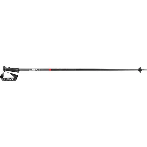 LEKI Qntm Skistock 115 cm - Schwarz-Rot - Alpin Skistöcke Unisex mit robustem Aluminiumrohr für außergewöhnliche Stabilität. Der EVOCON Griff bietet optimalen Halt und Komfort, ideal für Skiabenteuer und Trekkingtouren.