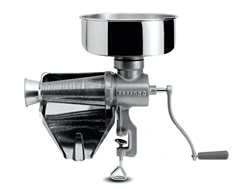 No.3 Edelstahl Saftpresse MANUAL I.I.I. Edelstahl 18/10 - Robuste Saftpresse aus Edelstahl für optimale Saftausbeute. Ideal für die Zubereitung von frischen Säften aus Obst und Gemüse. Maße: L 30 x B 22 x H 32 cm.