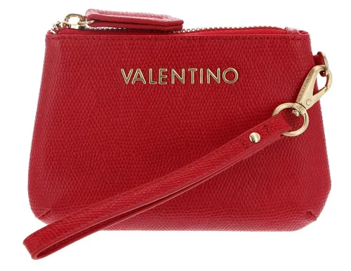 VALENTINO Montmartre RE VPS7QG105 Zip Around Wallet, Rot - Praktische Reisetasche mit Handschlaufe, perfekt für unterwegs. Maße: 14 x 10 x 2,5 cm - ideal, um das Wichtigste stets griffbereit zu haben.