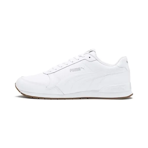 PUMA Unisex ST Runner v2 Full L Low-Top Trainer - Herren-Sneaker mit optimaler Stabilität, aus echtem Leder und im klassischen Look, ideal für den Alltag.