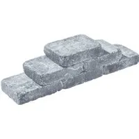 Diephaus Pflasterstein Collo Grau 21 x 14 x 7 cm – Variabler Mauer-Pflaster-Stein - Schöner, langlebiger Beton-Pflasterstein für individuelle Mauern und Einfassungen. Rutschfest und pflegeleicht, ideal für Terrassen und Wege. Verleihen Sie Ihrem Außenbereich einen zeitlosen Charme.
