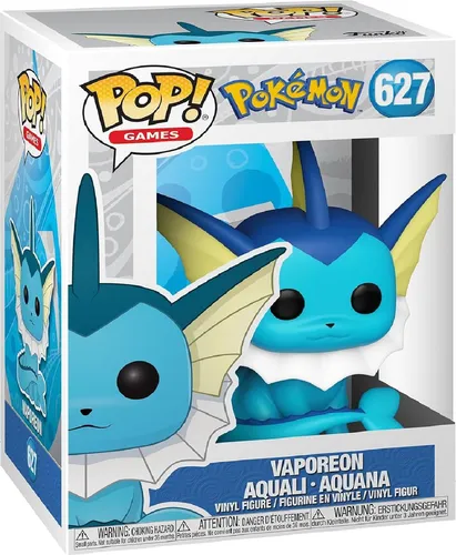 Pokemon - Vaporeon Aquali Aquana 627 - Funko Pop! - Vinyl Figur