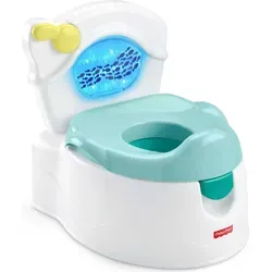 Fisher-Price Meeresrausch Töpfchen - Töpfchen mit Meer-Thema, bietet Geräusche und Lichter zur Belohnung. Ideal für den Übergang zur großen Toilette mit abnehmbarem Aufsatz und einfacher Reinigung.
