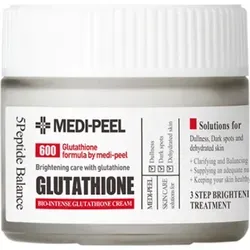 Medi-peel Bio Intense Glutathione White Cream 50ml - Anti-Aging-Creme zur Aufhellung von Altersflecken, Verbesserung des Hauttons und Wiederherstellung der Hautelastizität mit einem kraftvollen Schweizer Bio-Komplex.