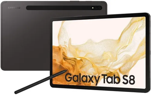 Samsung Galaxy Tab S8 SM-X700 128GB WLAN - 11" AMOLED Tablet - Tablets mit 8000 mAh Akku, 8 GB RAM und beeindruckender 2560 x 1600 Auflösung für ein fantastisches Multimedia-Erlebnis.
