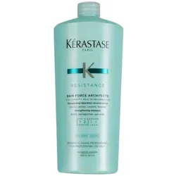 Bain Force Architecte Shampoo 1000ml - Aufbau-Shampoo für geschwächtes Haar, 1000 ml, beugt Haarbruch vor und sorgt für glattes, weiches Haar – ideal für alle Haartypen.