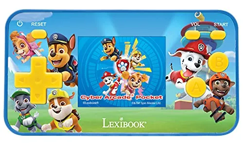Lexibook Paw Patrol Cyber Arcade Pocket - Tragbare Spielkonsole mit 150 Spielen, 1,8" LCD-Bildschirm und stundenlangem Spaß für die ganze Familie