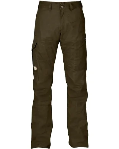 Fjäll Räven Karl Pro Trouser M Gr. 56 - Robuste Wanderhose - Wanderhose aus G 1000 Material in Dark Olive, ideal für Outdoor-Abenteuer und bietet optimalen Schutz vor Wind und Wetter.