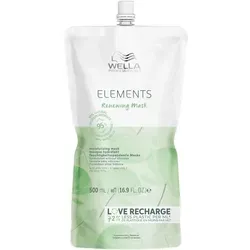 Wella Professionals Elements Renewing Mask 500ml - Intensive Haarpflege - Haarkuren für alle Haartypen, spendet Feuchtigkeit, bekämpft Frizz & Haarbruch, silikonfrei und angereichert mit Aloe Vera für sanfte Pflege.