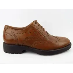 Nero Giardini cuoio gelocht Schnürschuh braun 40 EU