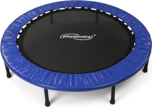 Physionics Fitnesstrampolin Ø 122 cm - Mini-Trampolin für effektives Training - Fitnesstrampoline - Robust und sicher, ideal für Ausdauer und Koordinationstraining. Erhältlich in verschiedenen Durchmessern, perfekt für den heimischen Gebrauch.