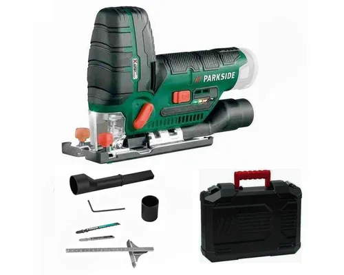 Parkside Akku-Stichsäge PSTKA 12 - 12V mit Koffer - Stichsägen, kabellos und leicht, ideal für präzise Schnitte in Holz und Kunststoff, inklusive praktischem Koffer für einfache Aufbewahrung.