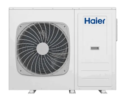 Haier Monoblock Luft-Wasser Wärmepumpe HPM Nd2 R290, 12 kW - Wärmepumpe mit Energieeffizienzklasse A+++, ideal für umweltfreundliche Heiz- und Kühllösungen mit 12 kW Heizleistung.