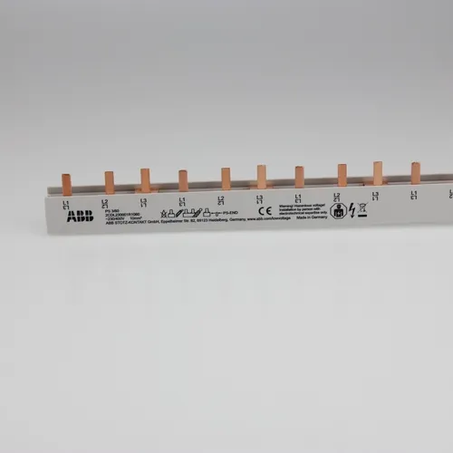 ABB PS3/60 Phasenschiene 3Ph., 60 Pins, 10qmm - Steckdosen- & Schalterteile, kompatibel mit S200, F200, DDA200 Serie für zuverlässige Elektroinstallation.