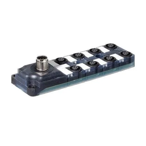 Murrelektronik Verteiler 8000-88460-0000000 - 8xM12 Sensor-Aktor-Verteiler - Steckverbinder Zubehör, ideal für industrielle Anwendungen mit 8 Anschlüssen für M12-Stecker, robust und zuverlässig.