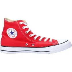 CONVERSE Chuck Taylor All Star Hi Sneaker, Gr. 44,5, rot (tomato) - Sneaker aus hochwertigem Canvas, sportlich und knöchelhoch, perfekt für Freizeit und Skaten. Bestseller mit verstellbarer Schnürung für optimalen Sitz.