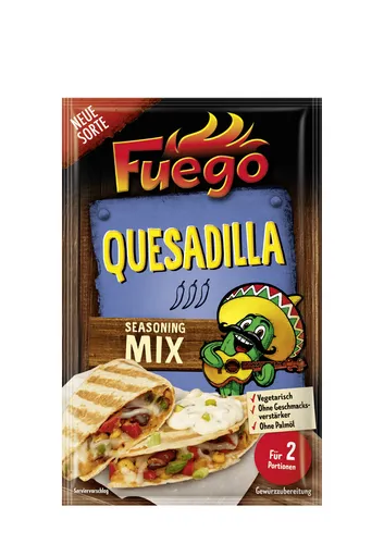 Fuego Quesadilla Seasoning Mix Gewürzmischungen 0.030kg 4007552310942