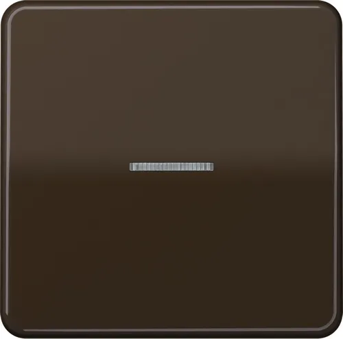 Jung CD10911STRFBR KNX RF Taster 1-fach, Duroplast, Serie CD, braun - Lichtschalter für Jalousien und Lichtsteuerung, ermöglicht komfortable Regelung der Raumtemperatur und individuelle Lichtszenen.