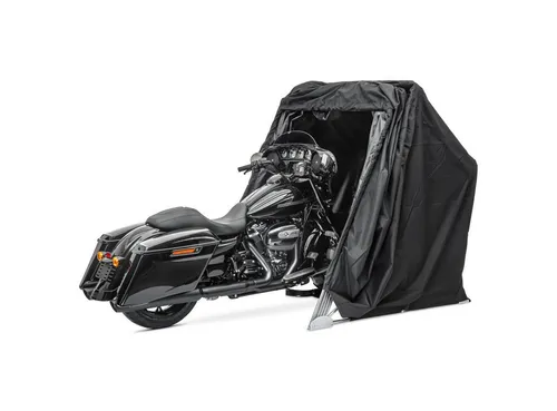 Motoguard XXL Motorrad Zeltgarage - Motorradabdeckung für optimalen Schutz vor Wetter und Schmutz. Ideal für große Motorräder mit einfacher Handhabung und stabiler Konstruktion für den Außenbereich.