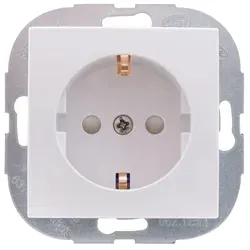 REV Studio weiß STECKDOSE ERHÖHTER BERÜHRUNGSSCHUTZ - Weiß