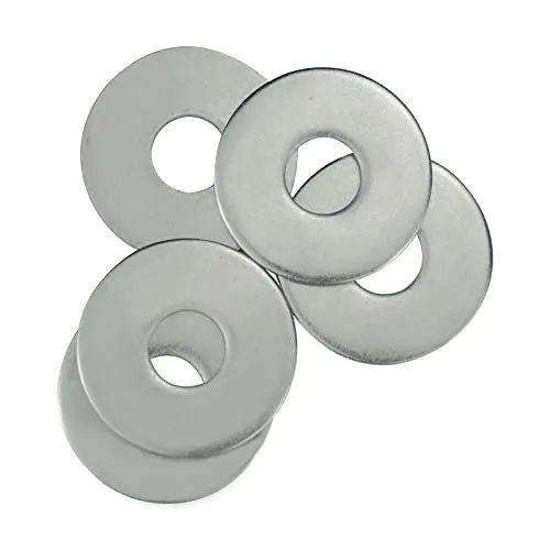 Unterlegscheiben M16 Große, MeHurr M16 x 50mm 5 Stück Beilagscheiben Edelstahl A2 V2A 304, Karosseriescheiben Unterlegscheibe Metallscheiben für Schrauben & Muttern & Gewindestange