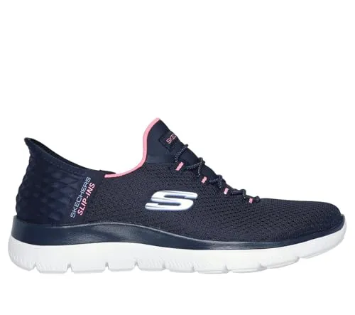 Skechers Slip-ins™ Summits Diamond Dream Damen Sneaker Blau - Praktische und bequeme Slip-ins™ Summits Diamond Dream Sneakers in Blau. Mit exklusivem Fersenkissen für optimalen Halt und atmungsaktivem Obermaterial. Ideal für stilvollen Komfort im Alltag!