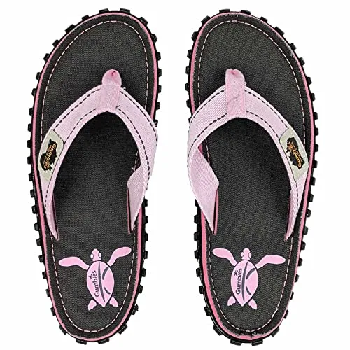 Gumbies Islander Unisex-Flip-Flops - Sandalen mit superweichem Baumwoll-Zehensteg und robuster recycelter Gummisohle für hervorragenden Halt und ein bequemes Laufgefühl – ideal für aktive Naturfreunde.