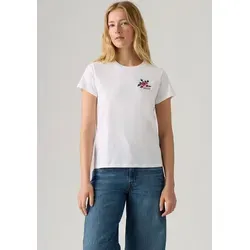 Levi's® T-Shirt THE PERFECT TEE mit Batwing-Logoprint weiß L (40) - Klassisches, lässiges T-Shirt aus 100% Baumwolle, ideal für den Alltag. Atmungsaktives Material sorgt für hohen Tragekomfort. Perfekt für vielseitige Styles!