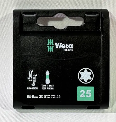 Wera Bit-Box 20 BTZ TX, TX 25 x 25 mm, 20-teilig 05057774001 Torx Bits Set