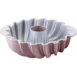 Dr. Oetker Rundform Creative 'Sun' - Backform aus Aluminiumguss mit PFAS-freier Antihaft-Beschichtung, Ø 24 cm, perfekt für kreative Backideen in stilvollem rose-gold.