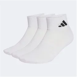 adidas Performance Funktionssocken CUSHIONED SPORTSWEAR ANKLE 3ER-PACK (3-Paar) für sportliche Aktivitäten, sportlicher Stil, elastisch weiß S (37/39)