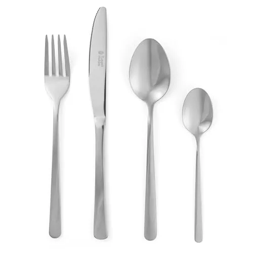 Russell Hobbs Vienna Besteckset 24 Stück - Edelstahl Besteckset für 6 Personen, spülmaschinenfest und langlebig – ideal für festliche Anlässe und den täglichen Gebrauch.