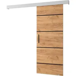 MEBLE KRYSPOL Salwador Schiebetür 90x204 cm - Elegant und Praktisch - Optimale Raumnutzung mit der MEBLE KRYSPOL Salwador Schiebetür. Das geräuscharme STANLUX-System und das moderne Design sorgen für eine stilvolle und funktionale Lösung in Ihrem Zuhause.