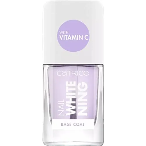 Catrice Nail Whitening Base Coat, Nail Care, Nagelpflege, transparent, aufhellend, langanhaltend, schützend, transluzent, ohne Aceton, vegan, Mikroplastik Partikel frei (10,5ml)
