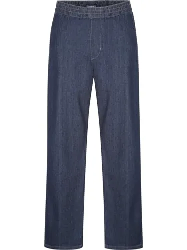 BABISTA Herren Schlupfjeans Vientto blau, 56 - Modische Herren Jeans mit elastischem Bund und praktischen Seitentaschen für höchsten Komfort. Der moderne Raw-Denim-Look passt zu vielen Anlässen und bietet ausgezeichnete Langlebigkeit.