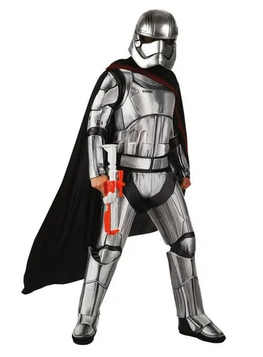 Rubie´s Star Wars 7 Captain Phasma Kostüm - Original lizenziertes Science-Fiction-Kostüm, vierteilig mit Einteiler, Umhang, Gürtel und Helm – perfekt für Fasching und Star Wars Fans!