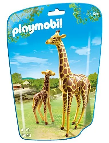 Playmobil 6640 - Giraffe mit Baby - Sonstige, niedliches Set mit Giraffe und Baby, fördert kreatives Spielen und Tierliebe bei Kindern.