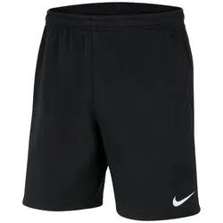 Nike Herren M Nk Flc Park20 Short Kz - Kurze Sporthose in Black/White - Bequeme Sporthose aus Softvlies für optimalen Tragekomfort, ideal für Sport und Freizeit, 82% Baumwolle, 18% Polyester.