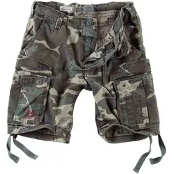 Surplus Airborne Vintage Shorts in Grün, Größe XL für Männer - Die Surplus Airborne Vintage Shorts in Grün kombinieren robusten Stil mit hohem Tragekomfort. Der stone washed Look verleiht ihnen einen einzigartigen Vintage-Charme. Ideal für lässige Freizeitaktivitäten!