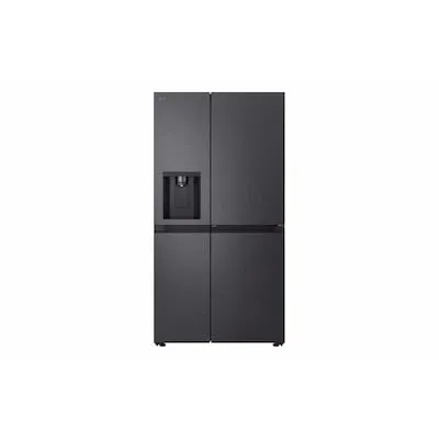 LG Side-by-Side J-Serie GSJC41EPPE - Kühlschrank mit Eis- und Wasserspender, Total No-Frost Technologie und großzügigem Stauraum von 420 l Kühl- und 221 l Gefrierfach, ideal für große Haushalte.