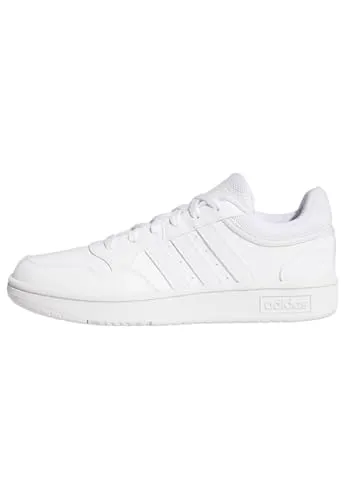 adidas Damen Hoops 3.0 Low Classic Shoes - Bequeme Sneaker in Cloud White - Damen-Sneaker mit regulärer Passform, optimaler Dämpfung und stylischem Design für den Alltag.