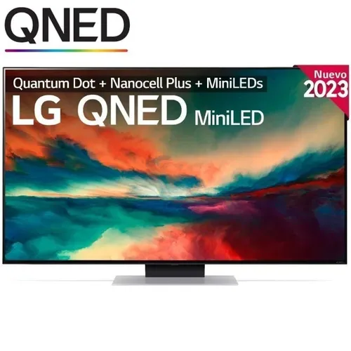 LG 55QNED866RE 55 Zoll 4K QNED MiniLED TV - Fernseher mit Quantum Dot und NanoCell für lebendige Farben, 120 Hz Bildwiederholrate und ein beeindruckendes TV-Erlebnis dank α7 Gen6 4K AI-Prozessor.