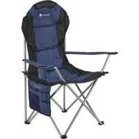 Juskys Campingstuhl Lido - Leicht und Stabil - Camping-Möbel mit bequemer Rückenlehne und Armlehnen, ideal für entspannte Stunden im Freien.