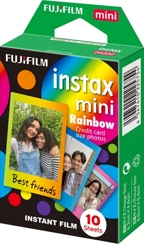 FUJI Instax Mini Sofortbildfilm Rainbow (10 Bilder)