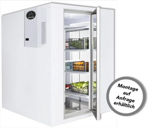 Gastro Kühlzelle mit Aggregat begehbare Kühlhaus 4,8 m³ 2100x1500x2010 mm NEU